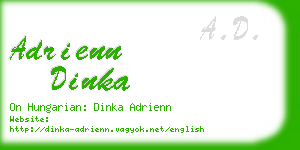 adrienn dinka business card